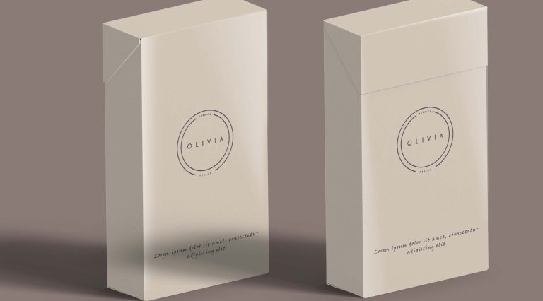 Free Cosmetic Products Box Packaging Mockup