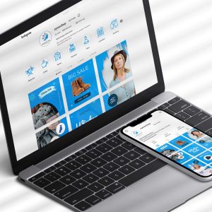 Free Social Account Profile Mockup