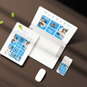 Free Unique Website Mockup