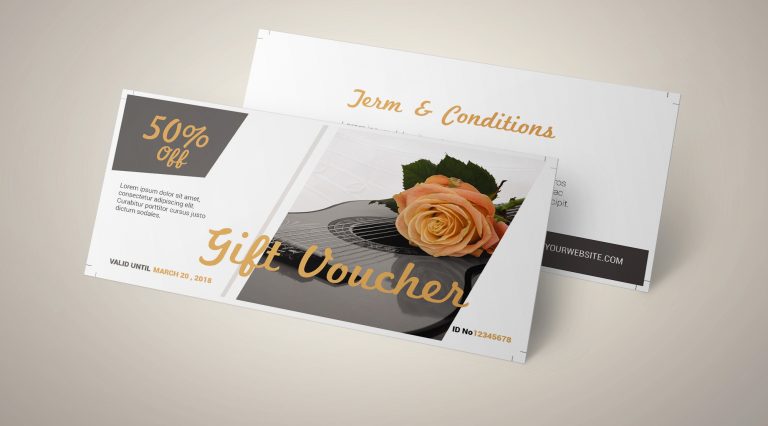 Free Design Gift card Template
