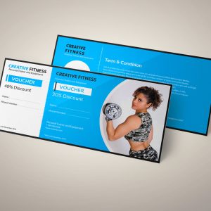 GYM Gift Card Template