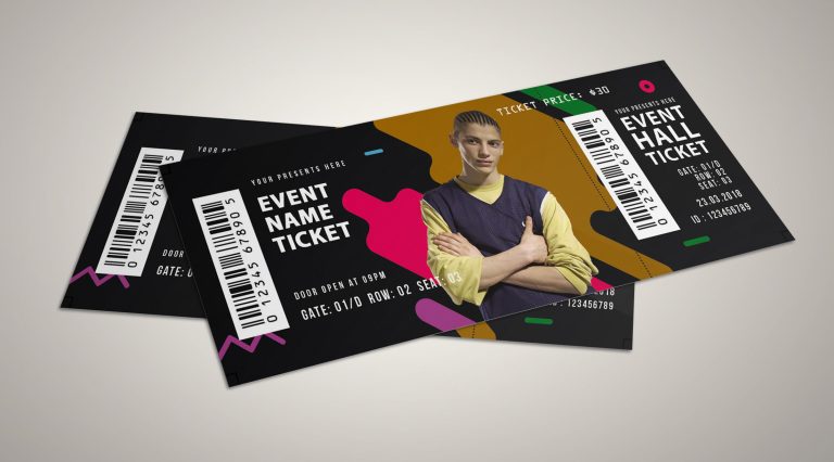 Hall Ticket Gift Card Template