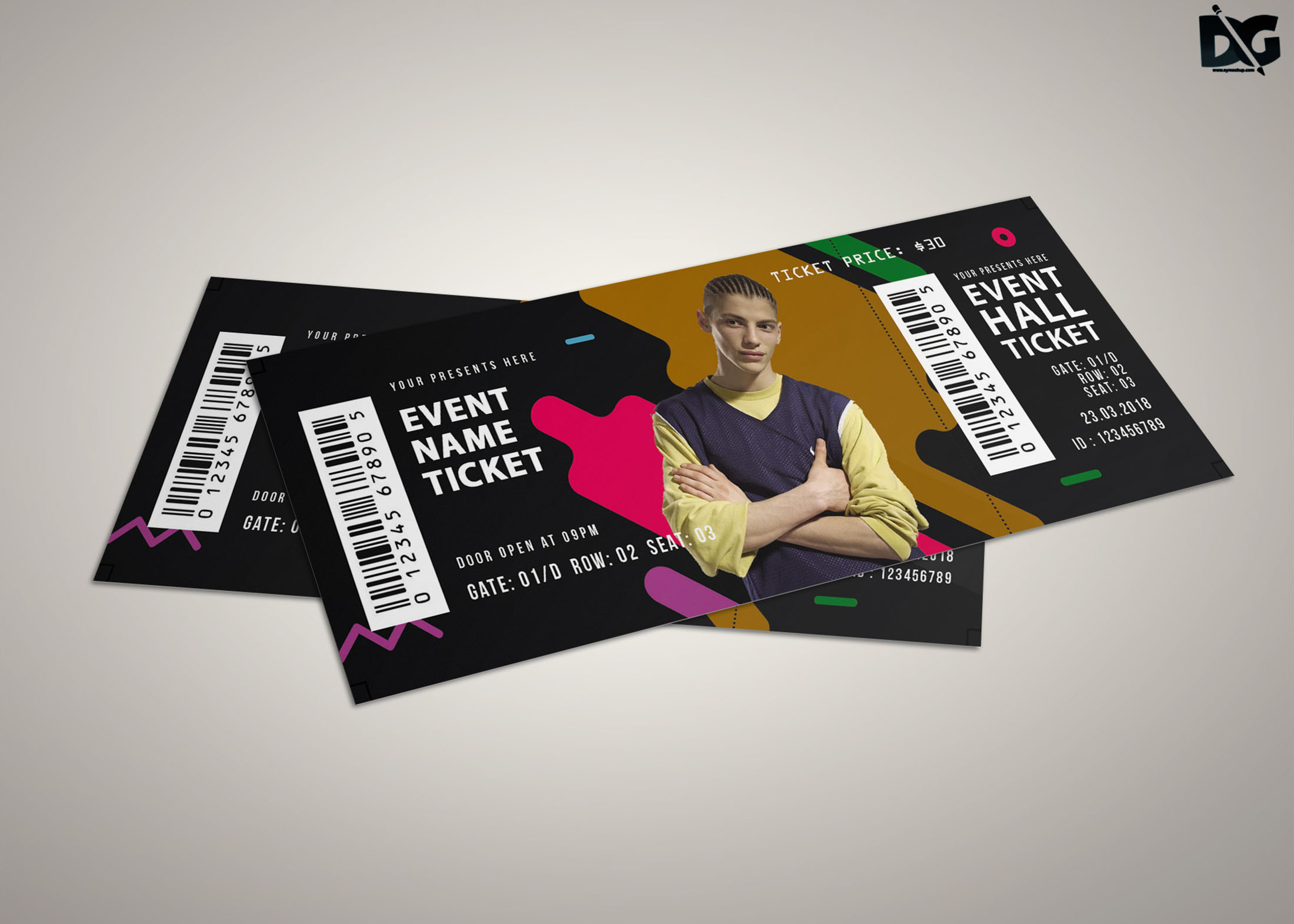 Hall Ticket Gift Card Template