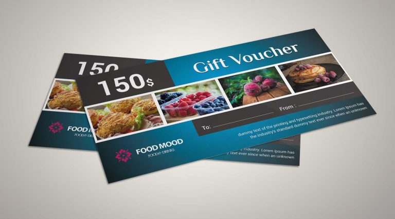 Restaurant Gift Voucher Template