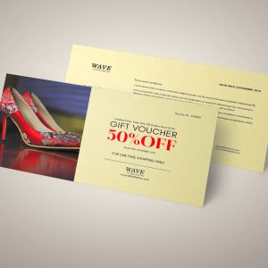 Floral Gift Voucher Template