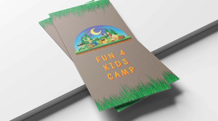 Kid School Tri-Fold Brochure Template
