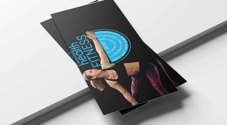 Fitness Tri-fold Brochure Template