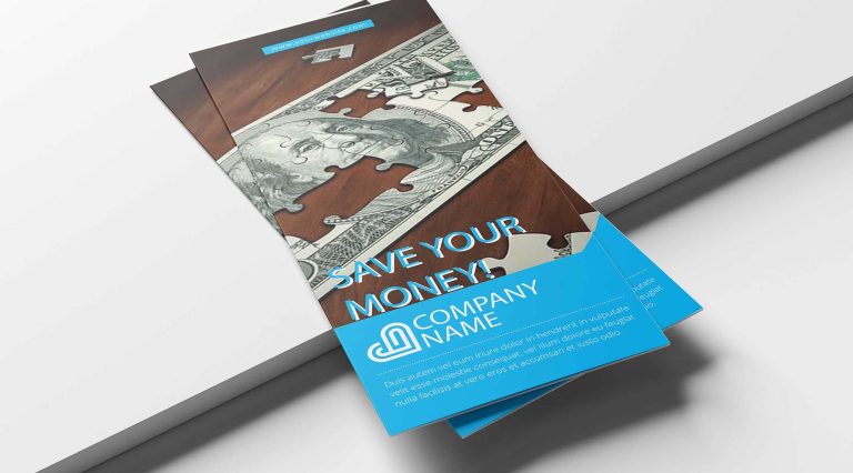 Company PSD Tri-fold Brochure Template