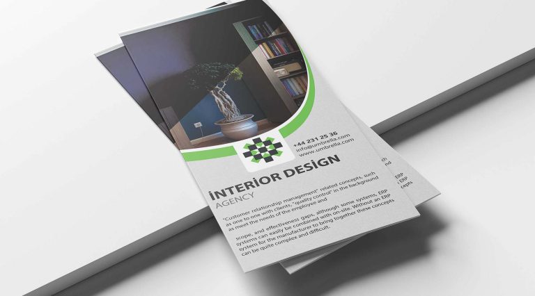 Modern PSD Tri-fold Brochure Template