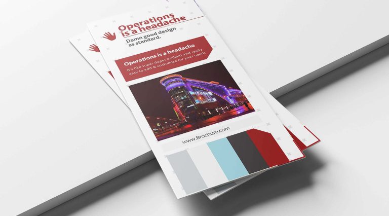 Sales Tri-fold Brochure Template