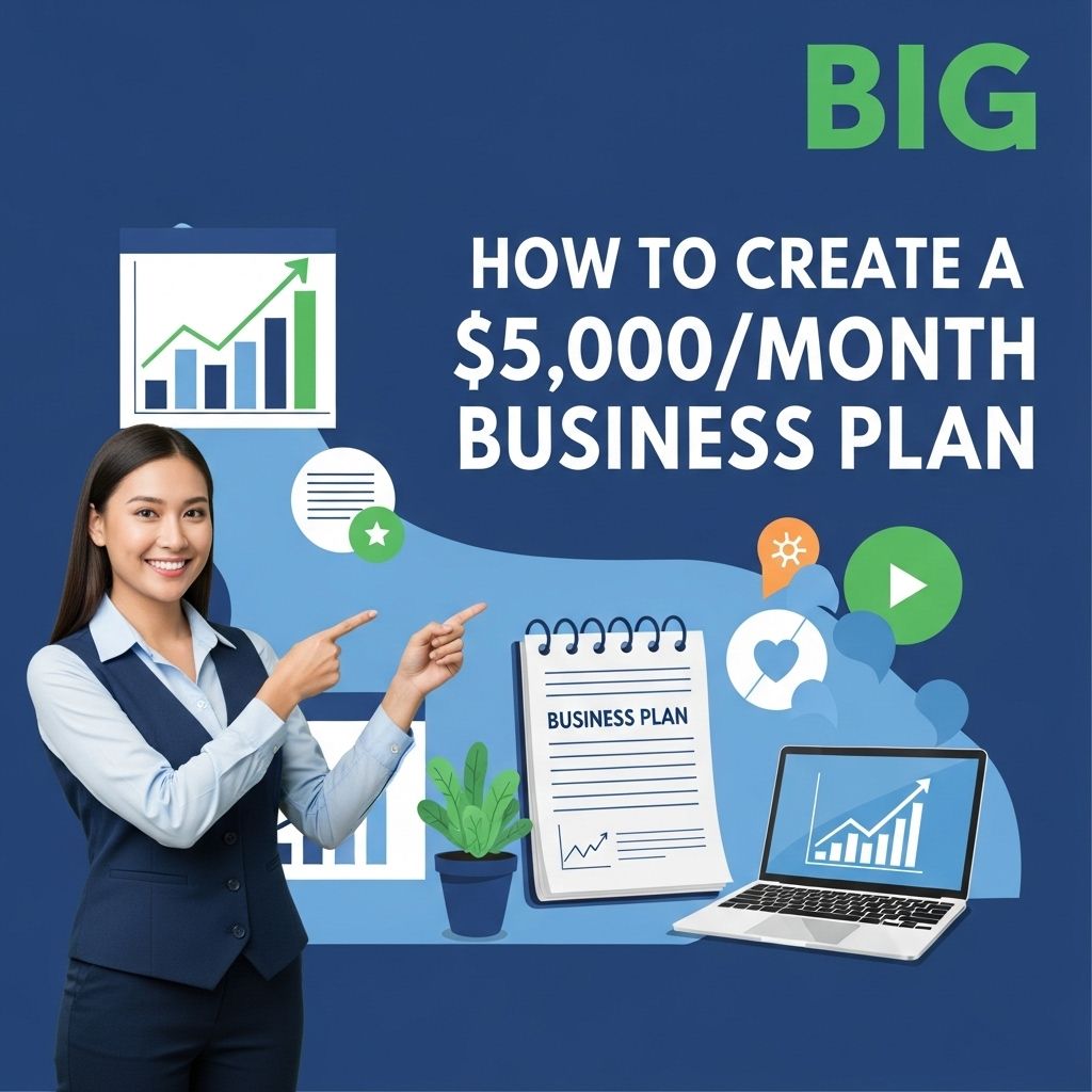 Learn the essential steps to create a successful business plan that generates $5,000 monthly. Start your entrepreneurial journey today!