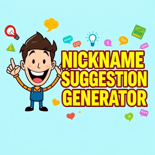 Nickname Suggestion Generator