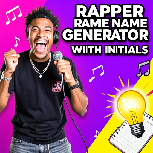 Rapper Name Generator With Initials