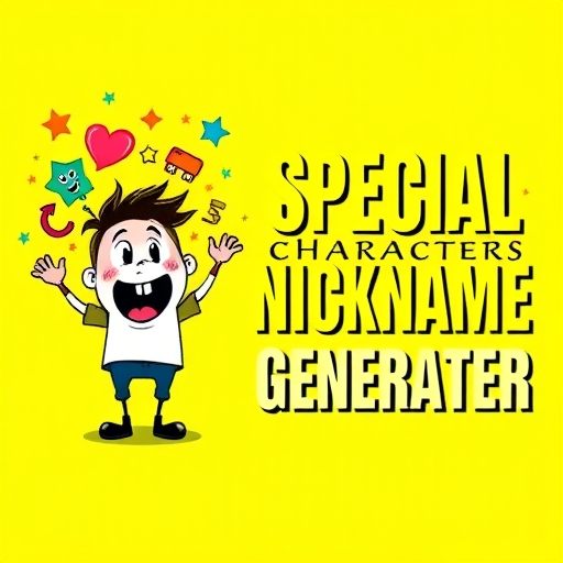 Special Characters Nickname Generator