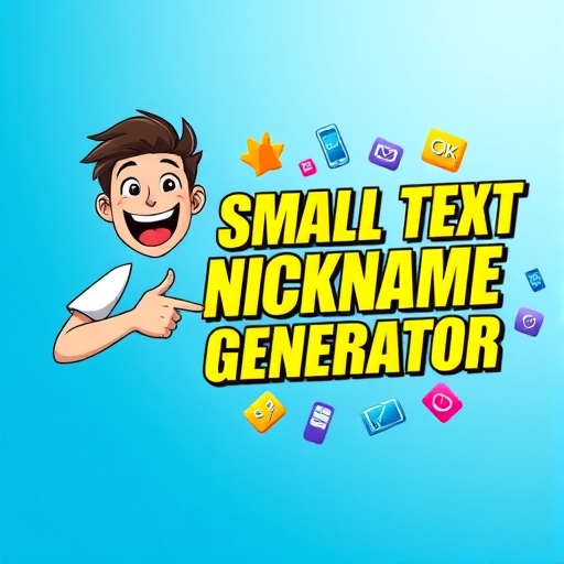 Small Text Nickname Generator