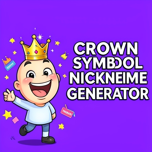 Crown Symbol Nickname Generator