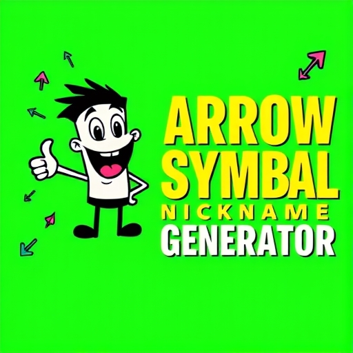 Arrow Symbol Nickname Generator