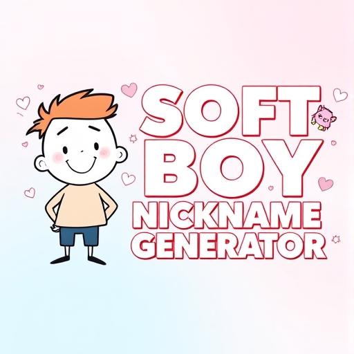 Soft Boy Nickname Generator