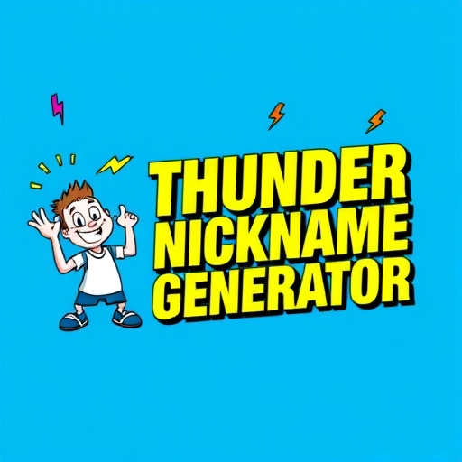 Thunder Nickname Generator